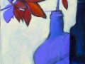 Autumn Leaves in Blue Bottle
